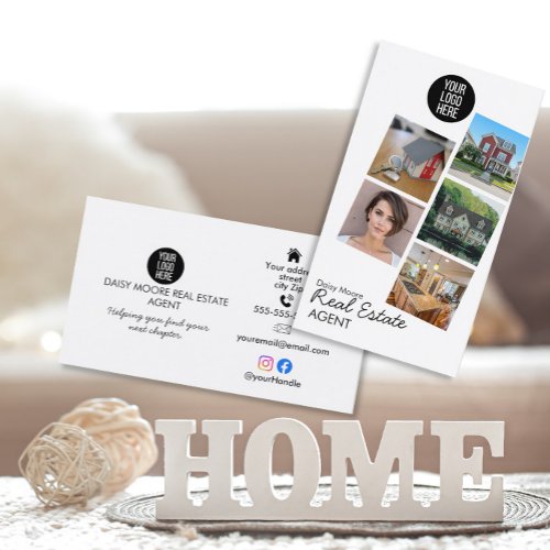 Real Estate Photo house sales Portfolio  Business Card