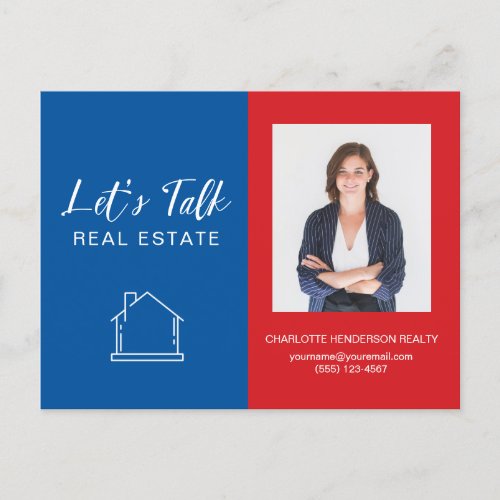  Real Estate Photo Logo Marketing Postcard