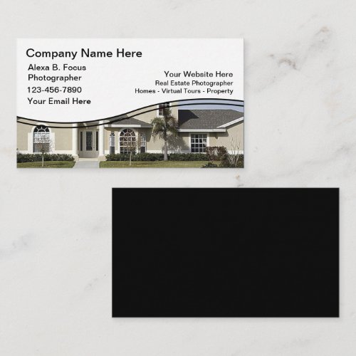 Real Estate Photographer Business Cards