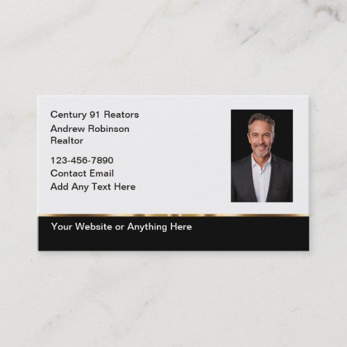 Real Estate Photography Business Card