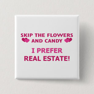 Real-Estate Pinback Button