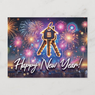 Real Estate Postcard - Happy New Year