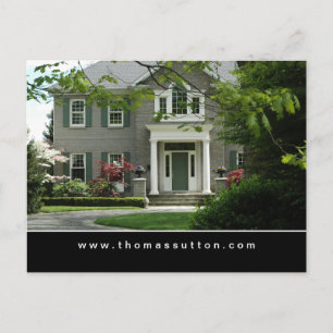 Real Estate Postcards Green Formal House