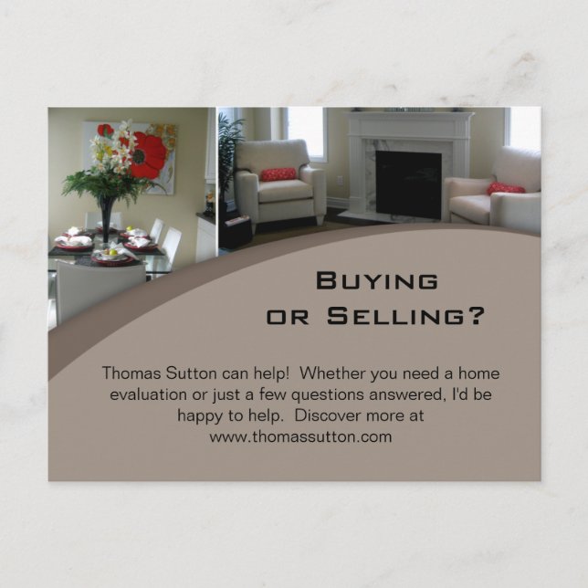Real Estate Postcards Interior 1 (Front)