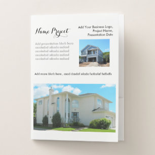 Real Estate Presentation Folder Template Realtor