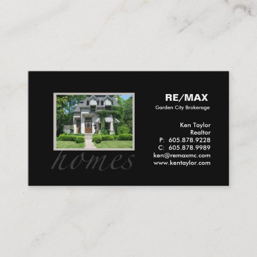 Real Estate Pretty Canopy House Business Card