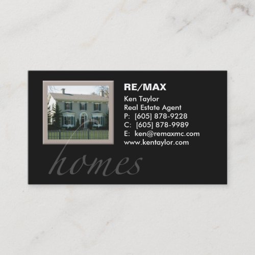 Real Estate Pretty House Business Card