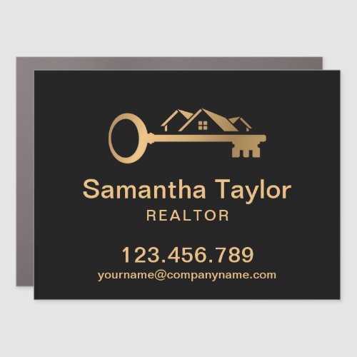 Real Estate Professional  Add Photo and logo Busin Car Magnet