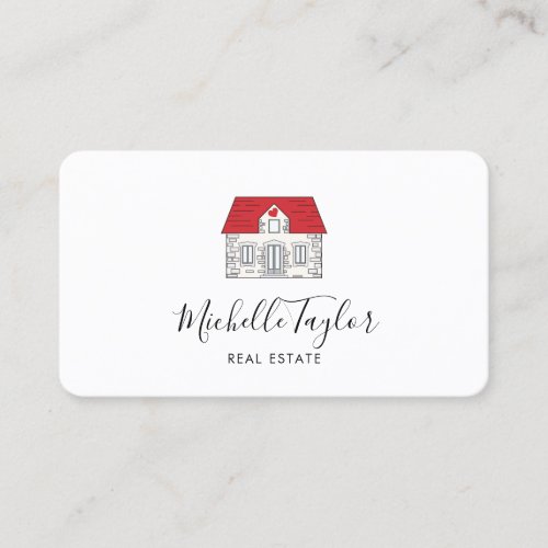 real estate professional house realtor gold photo  business card