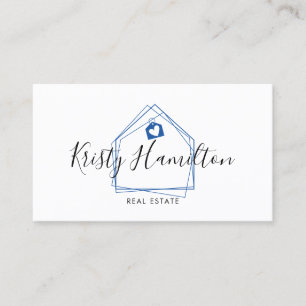 real estate professional house realtor simple business card