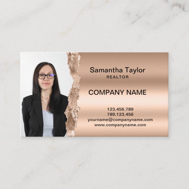 Real Estate Professional Insert or Add Photo (Front)