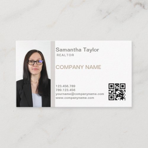 Real Estate Professional Insert or Add Photo QR 