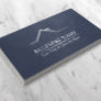 Real Estate Professional Navy Blue Realtor Business Card