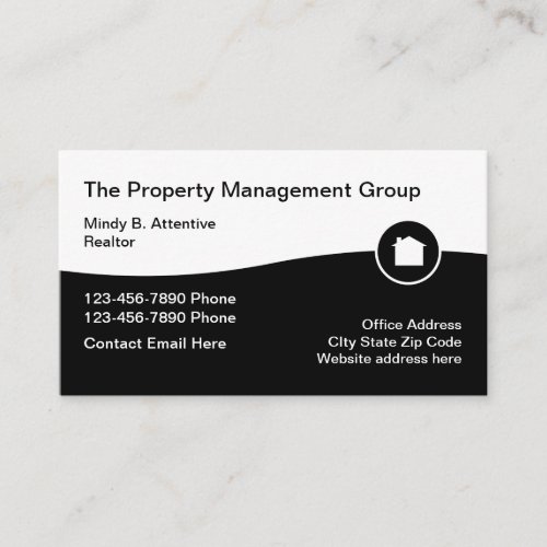 Real Estate Professional Property Management Business Card