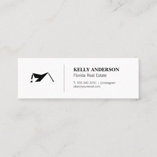 Real Estate Professional  Property Management Mini Business Card