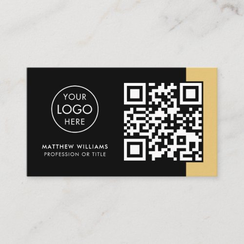 Real Estate Professional QR Code Logo Modern Business Card