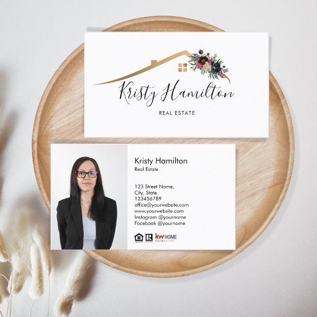 real estate professional realtor key add photo  bu business card (Creator Uploaded)