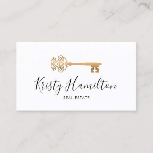 real estate professional realtor key add photo business card