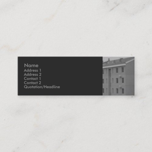Real Estate Profile Card Business Card Template