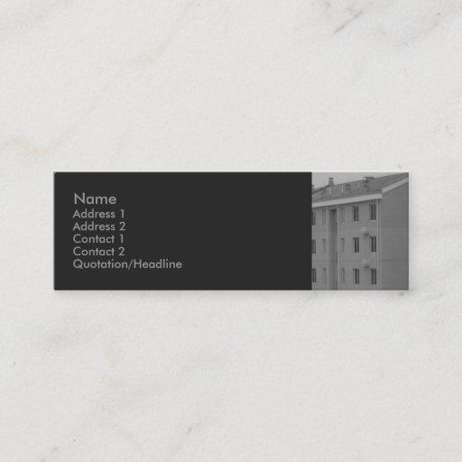 Customizable Real Estate Profile Card Business Card Template
