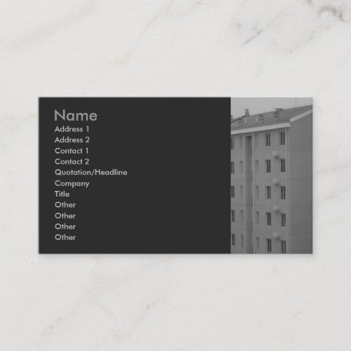Real Estate Profile Card Business Card Templates