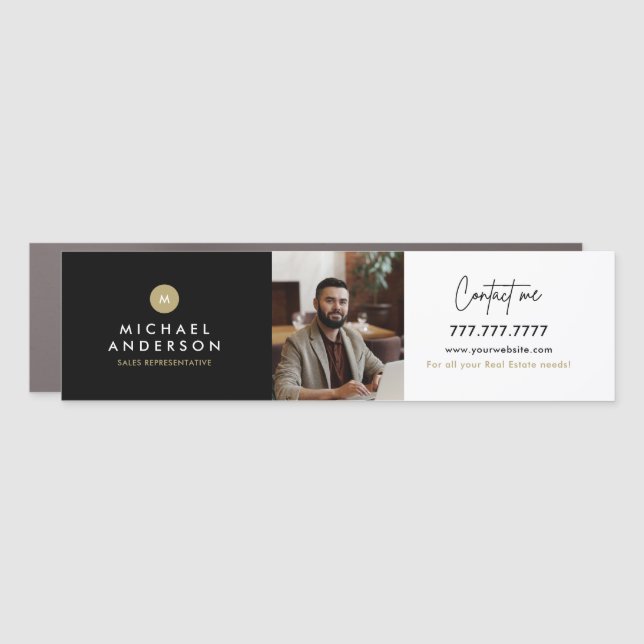 Real Estate Promotional Bumper Car Magnet (Front)