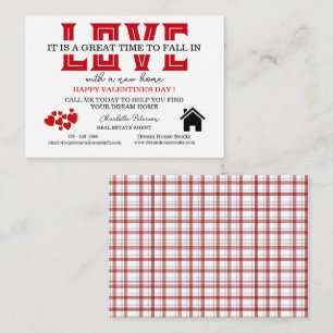 Real Estate Promotional Farming Valentine's Day Note Card