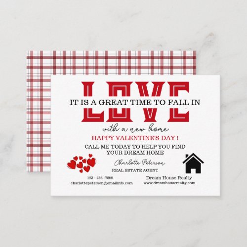 Real Estate Promotional Farming Valentines Day  Note Card