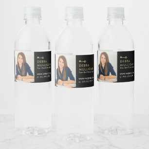 Real Estate Promotional Water Bottle Label