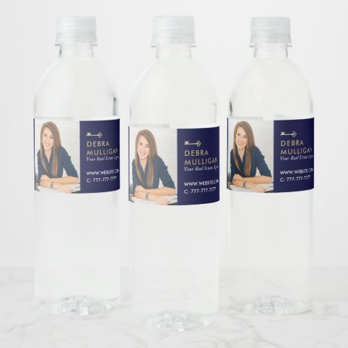 Real Estate Promotional Water Bottle Label