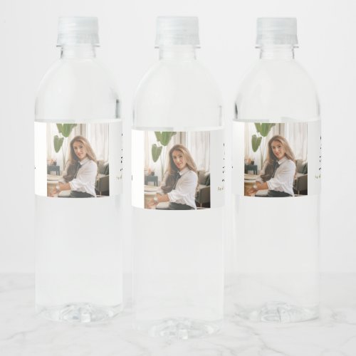 Real Estate Promotional Water Bottle Label