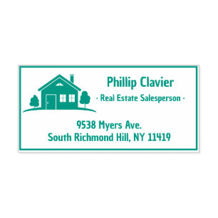 Real Estate Properties   return address Self-inking Stamp