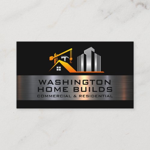 Real Estate Property  Commercial Construction  Business Card