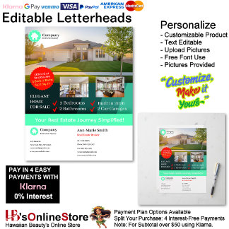 Real Estate Property Marketing Essential Letterhead