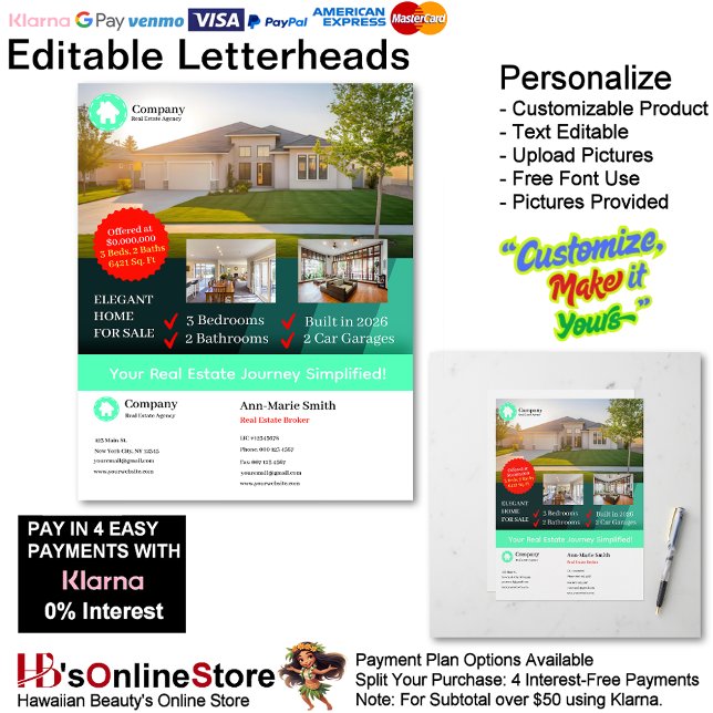 Real Estate Property Marketing Essential  Letterhead (Real Estate Property Marketing Essential Letterhead.)