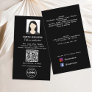 Real estate QR code professional photo elegant  Business Card