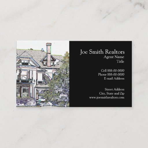 Customizable Real Estate Realtor Business Card