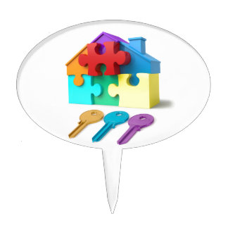 Real Estate, Realtor, estate agent, New Home Cake Topper