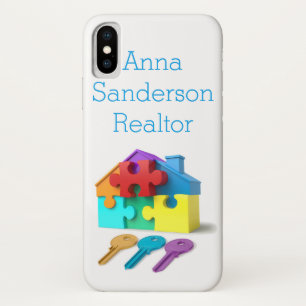 Real Estate, Realtor, estate agent, New Home iPhone X Case