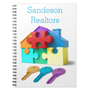 Real Estate, Realtor, estate agent, New Home Notebook
