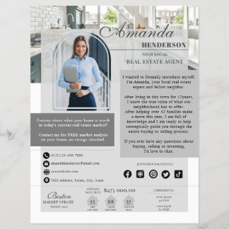 Real Estate Realtor Introduction Flyer