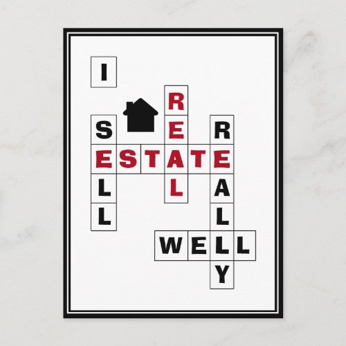 Real Estate Realtor Marketing Postcard