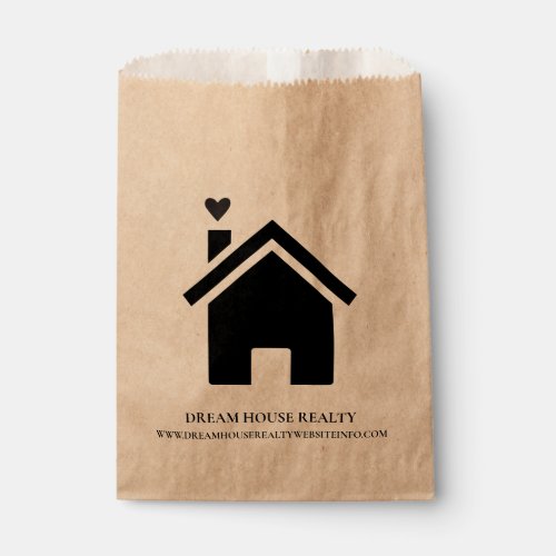 Real Estate Realtor Promotional Advertising   Favor Bag