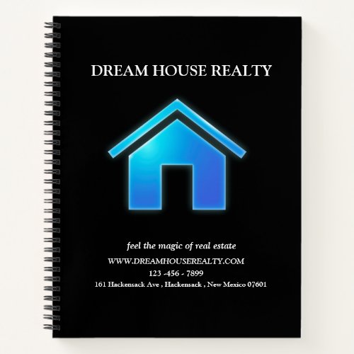  Real Estate Realtor Promotional Marketing Notebook