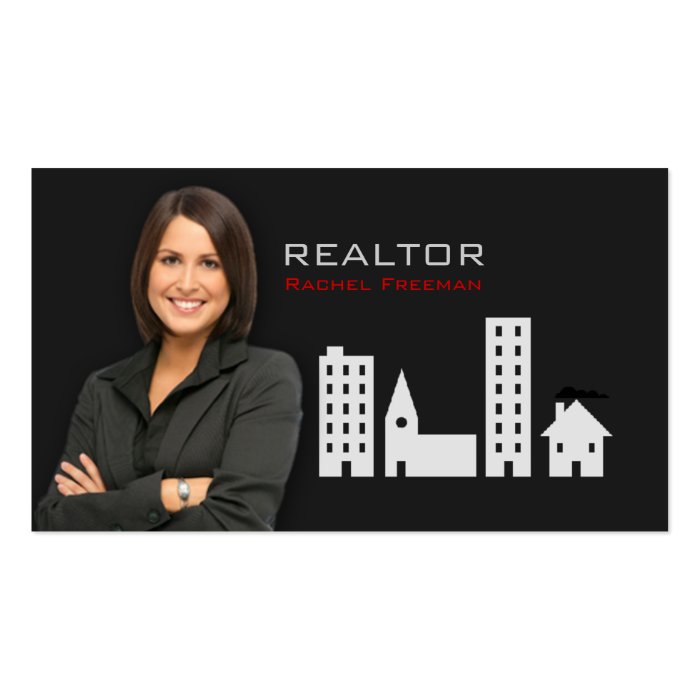 Real Estate Realtor Property Manager Building City Business Card