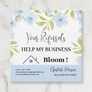 Real Estate Realtor Spring Pop By Gift Tags