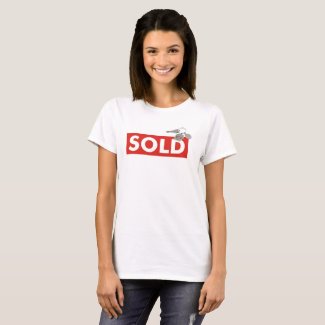 Real Estate Red Sold Sign Keys To Home T-Shirt