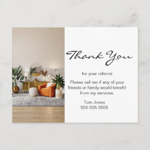 Real Estate Referral Thank You Card – Editable