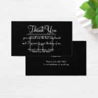 Real Estate Referral Thank Yous Business Card Size | Zazzle