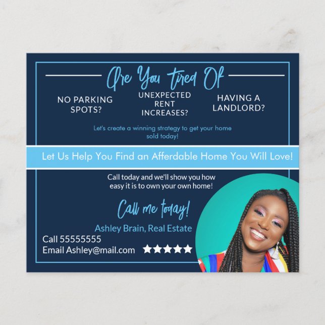 Real Estate Renters to buyers conversion referrals Flyer (Front)